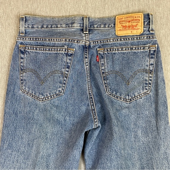 Levi’s 516 Men’s Jeans Size 33 x 30 Vintage Tag Slim Fit Straight Leg Light Wash - Picture 8 of 11